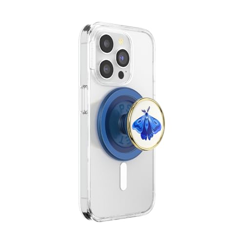 PopSockets runder Telefongriff kompatibel mit MagSafe, Adapterring im Lieferumfang enthalten, Telefonhalter, kabelloses Laden kompatibel - Enamel Gossamer PopSockets runder Telefongriff kompatibel mit MagSafe, Adapterring im Lieferumfang enthalten, Telefonhalter, kabelloses Laden kompatibel - Enamel Gossamer von PopSockets