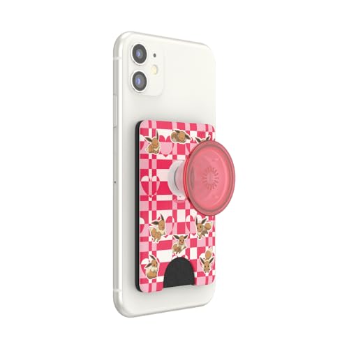 PopSockets: Handy-Geldbörse mit erweiterbarem Handygriff, Handy-Kartenhalter – Eevee Love von PopSockets