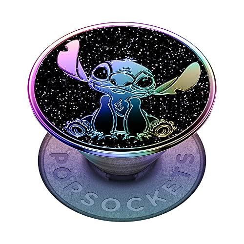 PopSockets: Handygriff mit ausziehbarem Ständer, Pop-Buchse für Handy, Disney – Öl-Slick-Stitch von PopSockets