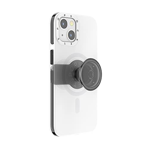 PopSockets: PopCase Kompatibel mit Magsafe - Hülle für iPhone 13 mit Abnehmbarem PopGrip Slide Sockel und Griff mit Austauschbarem Top - White von PopSockets