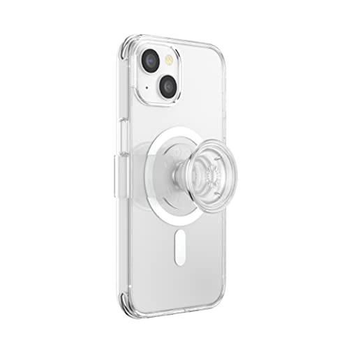 PopSockets: PopCase PlantCore für MagSafe - Hülle für iPhone 14 mit Abnehmbarem PopGrip Slide Sockel und Griff mit Austauschbarem Top - Clear von PopSockets