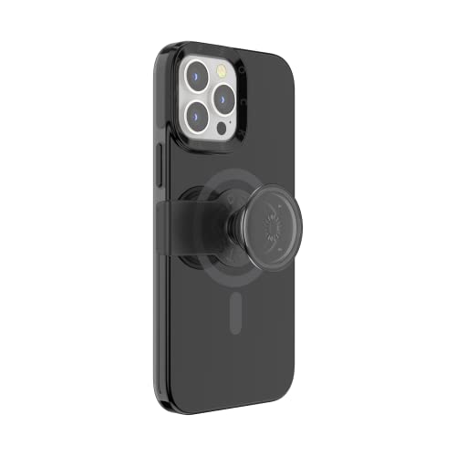 PopSockets: PopCase für MagSafe - Hülle für iPhone 13 Pro Max mit Abnehmbarem PopGrip Slide Sockel und Griff mit Austauschbarem Top - Black von PopSockets