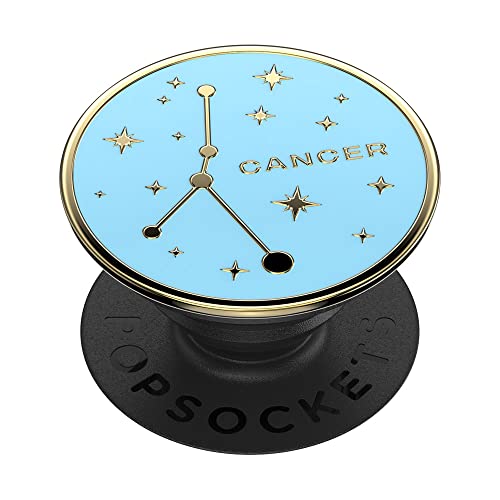 PopSockets: PopGrip - Ausziehbarer Sockel und Griff mit einem Austauschbarem Top für Smartphones und Tablets - Enamel Zodiac Cancer von PopSockets