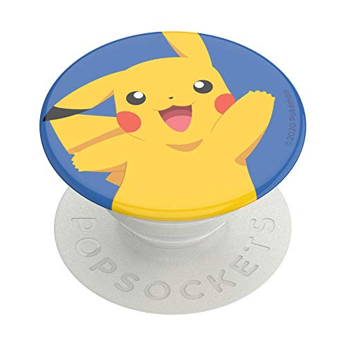 PopSockets: PopGrip - Ausziehbarer Sockel und Griff mit einem Austauschbarem Top für Smartphones und Tablets - Pokémon - Pikachu Knocked von PopSockets