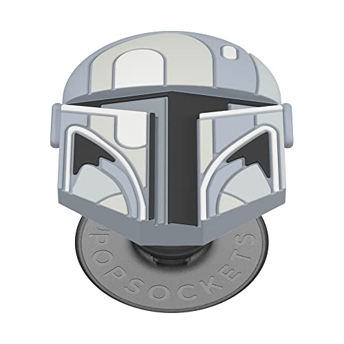 PopSockets: PopGrip - Ausziehbarer Sockel und Griff mit einem Austauschbarem Top für Smartphones und Tablets - PopOut Mandalorian Helmet von PopSockets