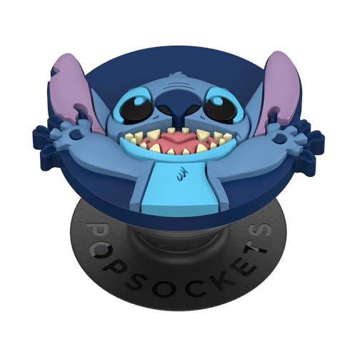PopSockets: PopGrip - Ausziehbarer Sockel und Griff mit einem Austauschbarem Top für Smartphones und Tablets - PopOut Stitch von PopSockets