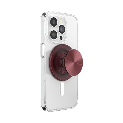 PopSockets: PopGrip Round für MagSafe - Inklusive Adapterring für MagSafe - Ausziehbarer Sockel und Griff mit einem Austauschbarem Top für Smartphones und Hüllen - Alum Radial Oxblood PopSockets: PopGrip Round für MagSafe - Inklusive Adapterring für MagSafe - Ausziehbarer Sockel und Griff mit einem Austauschbarem Top für Smartphones und Hüllen - Alum Radial Oxblood von PopSockets
