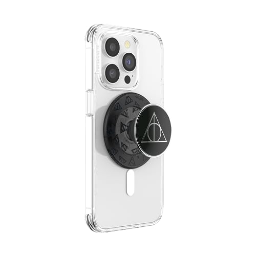 PopSockets: PopGrip Round für MagSafe - Inklusive Adapterring für MagSafe - Ausziehbarer Sockel und Griff mit einem Austauschbarem Top für Smartphones und Hüllen - Enamel Deathly Hallows PopSockets: PopGrip Round für MagSafe - Inklusive Adapterring für MagSafe - Ausziehbarer Sockel und Griff mit einem Austauschbarem Top für Smartphones und Hüllen - Enamel Deathly Hallows von PopSockets
