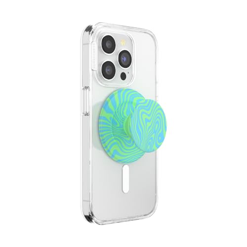 PopSockets: PopGrip Round für MagSafe - Inklusive Adapterring für MagSafe - Ausziehbarer Sockel und Griff mit einem Austauschbarem Top für Smartphones und Hüllen - Swirl Oasis Keylime PopSockets: PopGrip Round für MagSafe - Inklusive Adapterring für MagSafe - Ausziehbarer Sockel und Griff mit einem Austauschbarem Top für Smartphones und Hüllen - Swirl Oasis Keylime von PopSockets