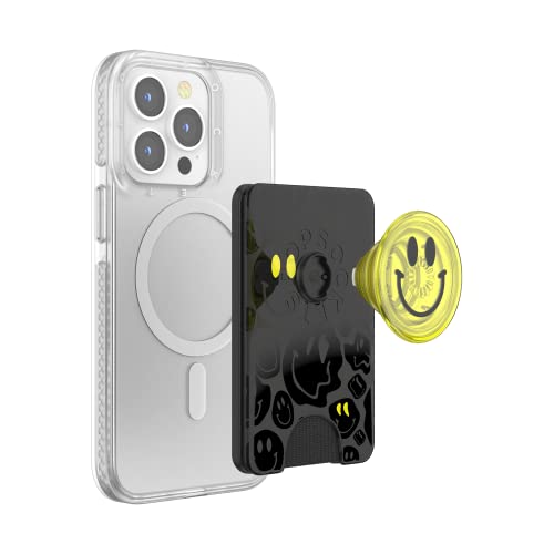 PopSockets: PopWallet+ für MagSafe - Inklusive Adapterring für MagSafe - Kartenhalter mit integriertem austauschbarem PopTop für Smartphones und Hüllen - All Smiles PopSockets: PopWallet+ für MagSafe - Inklusive Adapterring für MagSafe - Kartenhalter mit integriertem austauschbarem PopTop für Smartphones und Hüllen - All Smiles von PopSockets