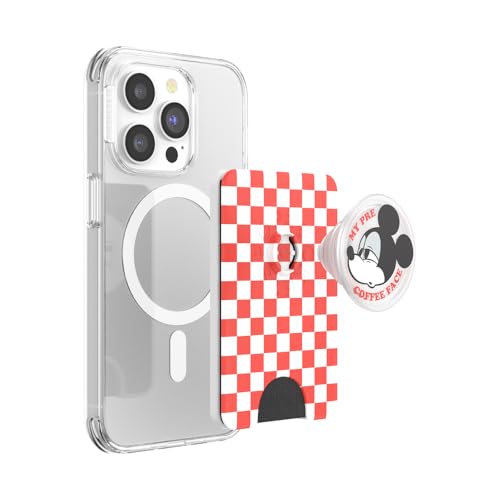 PopSockets: PopWallet+ für MagSafe - Kartenhalter mit integriertem austauschbarem PopTop für Smartphones und Hüllen - Mickey's Coffee Face PopSockets: PopWallet+ für MagSafe - Kartenhalter mit integriertem austauschbarem PopTop für Smartphones und Hüllen - Mickey's Coffee Face von PopSockets