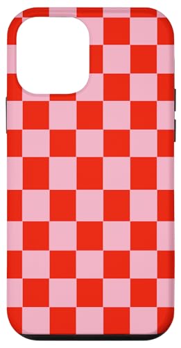 Hülle für iPhone 12 mini Kariertes Karomuster in Rot und Weiß Hülle für iPhone 12 mini Kariertes Karomuster in Rot und Weiß von PopTrend Designs