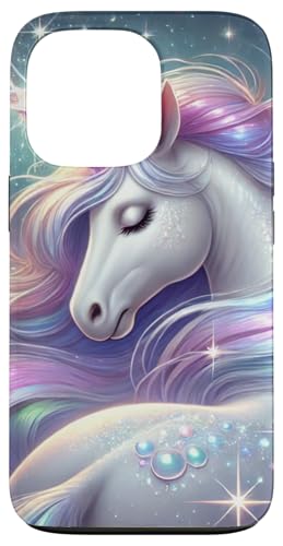 Hülle für iPhone 13 Pro Magische Einhorn-Fantasiekunst mit Sternenhintergrund Hülle für iPhone 13 Pro Magische Einhorn-Fantasiekunst mit Sternenhintergrund von PopTrend Designs