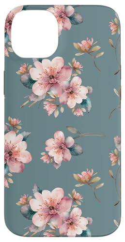 Hülle für iPhone 14 Plus Pinkes Blumen-Aquarell-Design Hülle für iPhone 14 Plus Pinkes Blumen-Aquarell-Design von PopTrend Designs