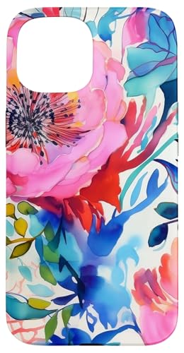 Hülle für iPhone 15 Leuchtende Mohnblumen und Aquarellblüten Hülle für iPhone 15 Leuchtende Mohnblumen und Aquarellblüten von PopTrend Designs