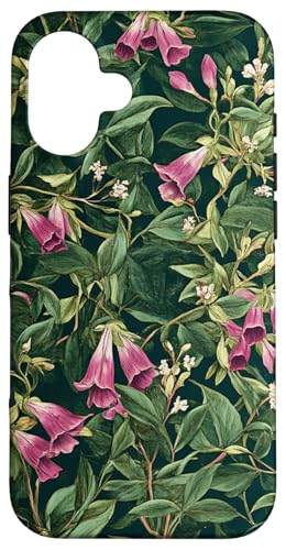 Hülle für iPhone 16 Lebendige Fuchsia-Blüten und üppiges Laub-Design Hülle für iPhone 16 Lebendige Fuchsia-Blüten und üppiges Laub-Design von PopTrend Designs