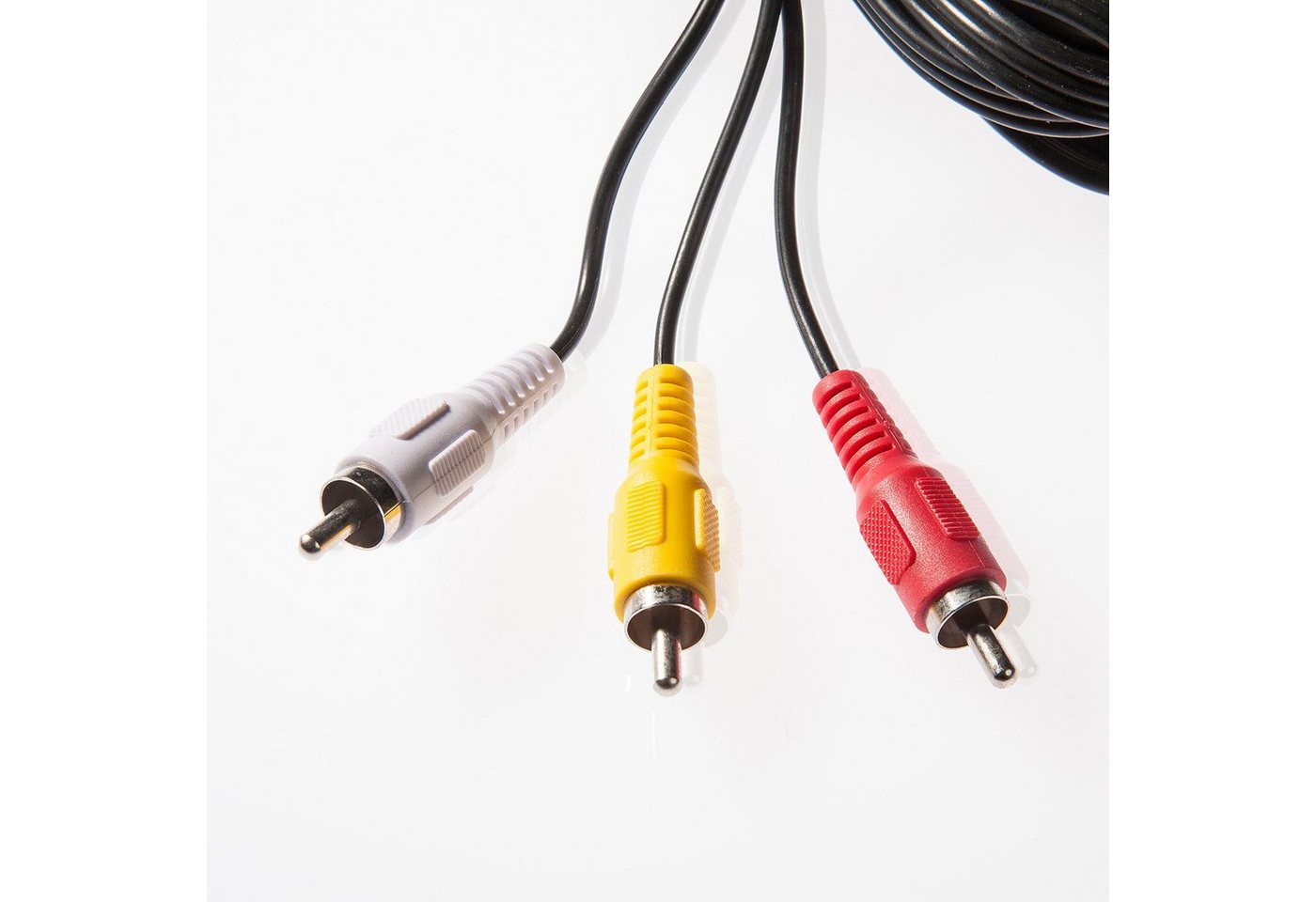 Poppstar Audio- & Video-Kabel, 3,5mm Klinkenstecker auf 3x Cinch von Poppstar