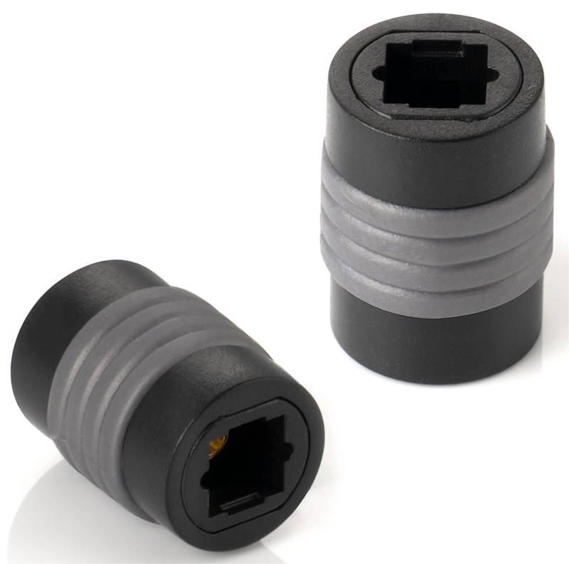Poppstar Toslink Adapter (Kupplung Toslink Buchse auf Buchse) Optisches-Kabel, Toslink, Toslink, Verlängerung für Optische Digital-Audiokabel, TOS Kabel, S/PDIF Kabel von Poppstar