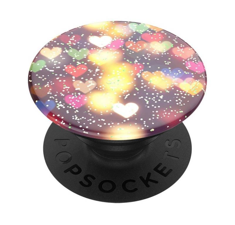 Popsockets PopGrip - Glitter Bokeh Hearts Popsockets von Popsockets