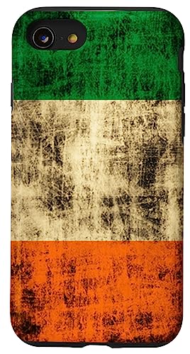 Hülle für iPhone SE (2020) / 7 / 8 Vintage Grunge Flagge Irlands Irish St. Patricks Day von Popular St Patrick's Day T Shirts
