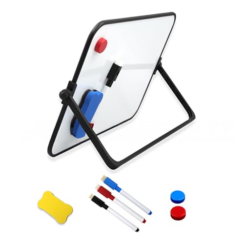 Porceosy Doppelseitiges, magnetisches Whiteboard mit Ständer, trocken abwischbare Tafel, enthält Marker, Radiergummi und Magnete, tragbar für Zuhause, Büro, Schule und Kinder, Zeichnen, S Porceosy Doppelseitiges, magnetisches Whiteboard mit Ständer, trocken abwischbare Tafel, enthält Marker, Radiergummi und Magnete, tragbar für Zuhause, Büro, Schule und Kinder, Zeichnen, S von Porceosy