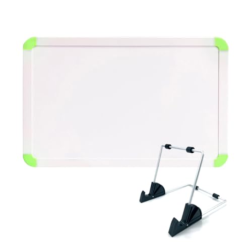 Porceosy Doppelseitiges magnetisches Whiteboard mit Ständer, tragbar, trocken abwischbar, für Zuhause, Büro und Schule, 30,5 x 20,3 cm, Grün Porceosy Doppelseitiges magnetisches Whiteboard mit Ständer, tragbar, trocken abwischbar, für Zuhause, Büro und Schule, 30,5 x 20,3 cm, Grün von Porceosy