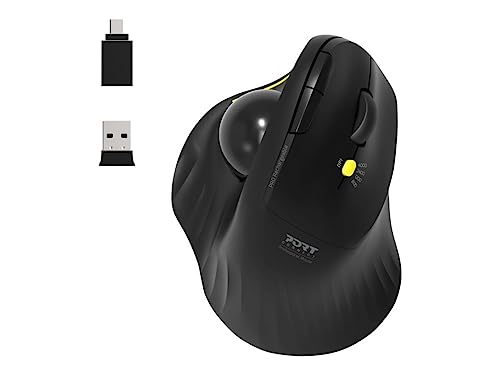 PORT DESIGNS 900719 Mouse Right-Hand RF Wireless + Bluetooth Optical 1600 DPI von Port Connect