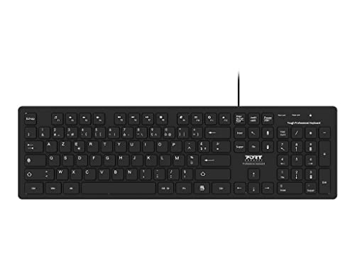 Port Designs Tastatur robust verkabelt (FR) von Port Connect