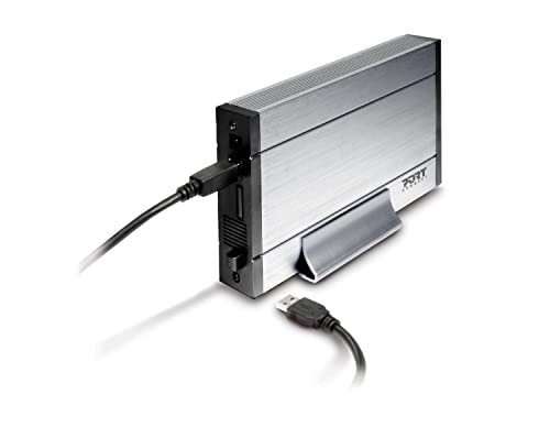 Port Connect Externes HDD-Gehäuse für Festplatte SATA+IDE, 3,5 Zoll von Port Designs