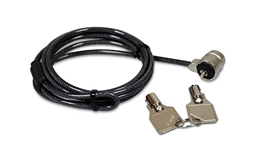 Port Connect Kabel IT-Sicherheit mit Schlüssel + Stick Passwort 1,80 m von Port Designs