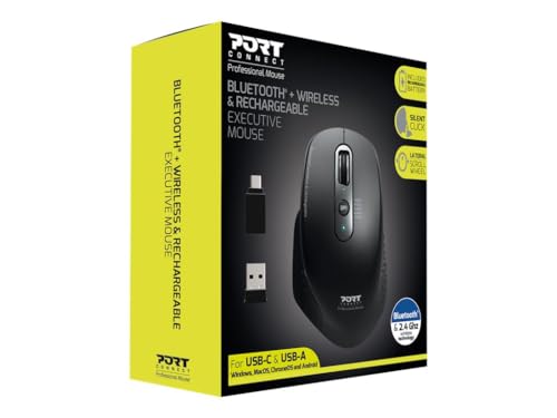 Port Designs 900716 Maus rechts RF kabellos + Bluetooth Optisch 3200 DPI Port Designs 900716 Maus rechts RF kabellos + Bluetooth Optisch 3200 DPI von Port Designs