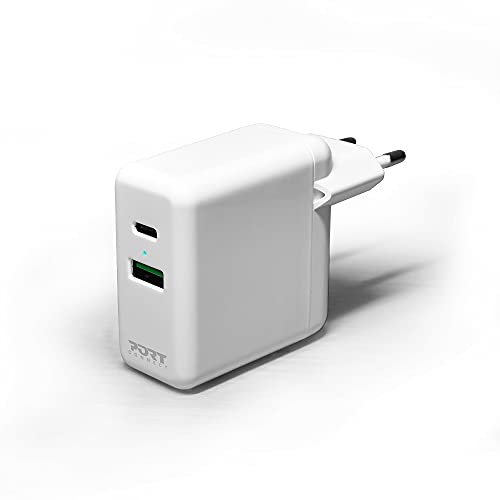 Port Designs Wall Charger Combo USB-C, USB-A Kombi Ladegerät mit 30 W von Port Designs