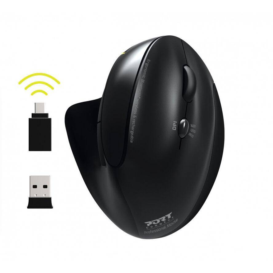 Port MOUSE ERGONOMIC RECHARGEABLE BLUETOOTH RIGHT HANDED Port MOUSE ERGONOMIC RECHARGEABLE BLUETOOTH RIGHT HANDED von Port