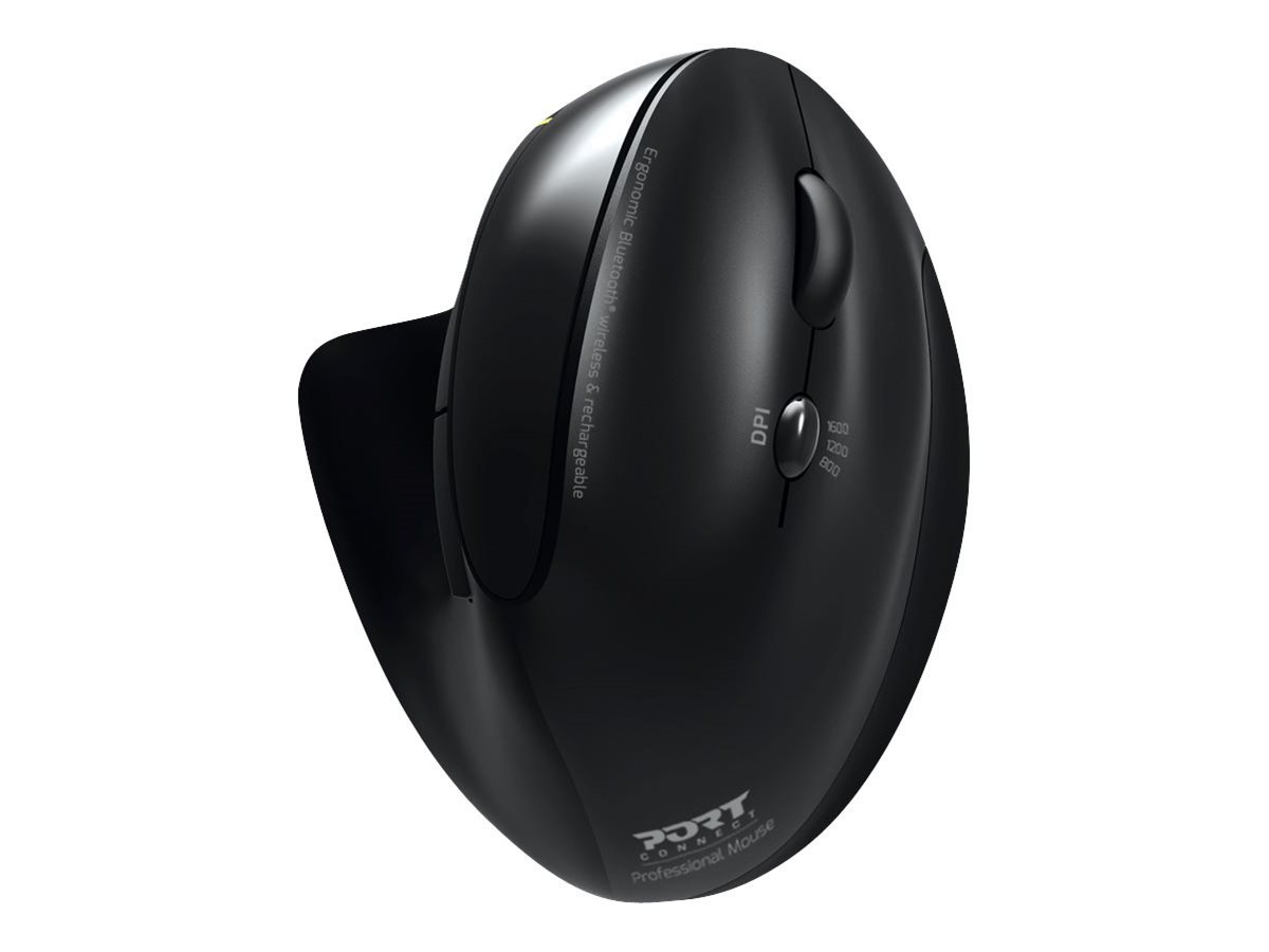 Port PORT MOUSE ERGONOMIC RECHARGEABLE BLUETOOTH RIGHT HANDED Maus von Port