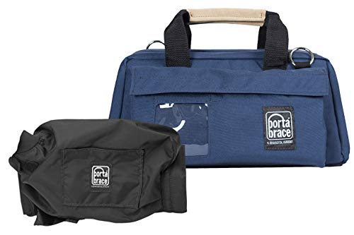 PortaBrace CS-DV2UQS-M2 Kameratasche Soft Quick-Slick Regenschutz inklusive Blau Medium Taschen von PortaBrace