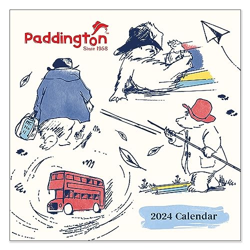 2024 Paddington Illustrierter quadratischer Kalender von Portico Designs Ltd