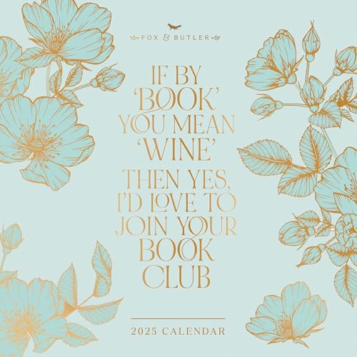 2025 Fox & Butler quadratischer Kalender von Portico Designs Ltd