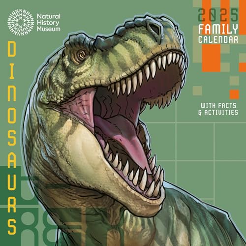 2025 Natural History Museum Kinder Dinosaurier quadratischer Familienkalender 2025 Natural History Museum Kinder Dinosaurier quadratischer Familienkalender von Portico Designs Ltd
