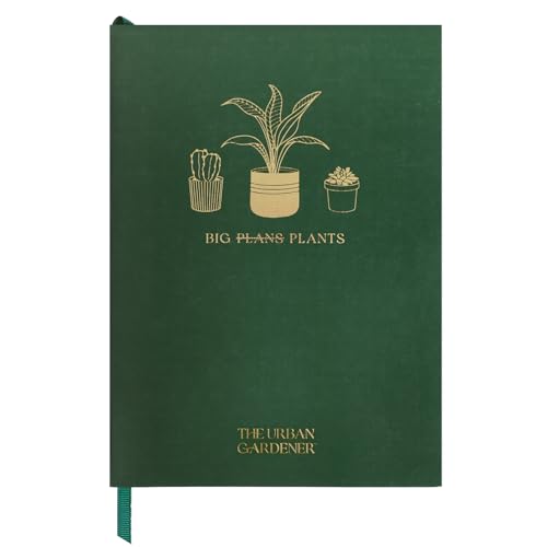 Portico Designs Ltd The Urban Gardener House Plant Planner Notizbuch A5 mit Goldfolien-Details von Portico Designs Ltd