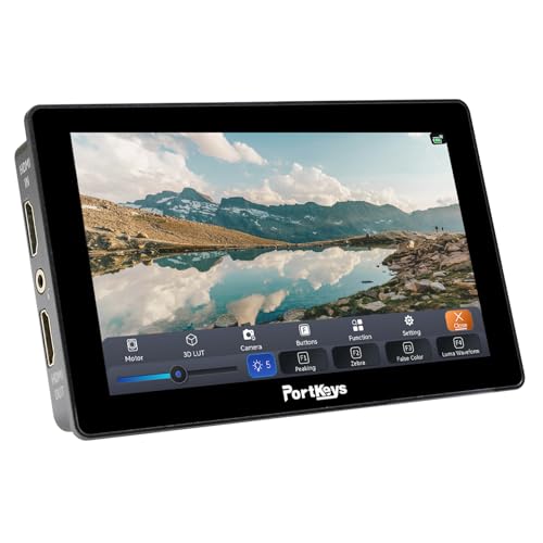 Portkeys LH5P II Kameramonitor 5,5 Zoll 2000 Nit Touchscreen Kamera-Feldmonitor 3D LUT Luma Waveform Falschfarben-Kamerasteuerung für BMPCC 4K/6K, Z CAM E2, R5/R6, FX3/ZVE10/A7M IV Portkeys LH5P II Kameramonitor 5,5 Zoll 2000 Nit Touchscreen Kamera-Feldmonitor 3D LUT Luma Waveform Falschfarben-Kamerasteuerung für BMPCC 4K/6K, Z CAM E2, R5/R6, FX3/ZVE10/A7M IV von Portkeys