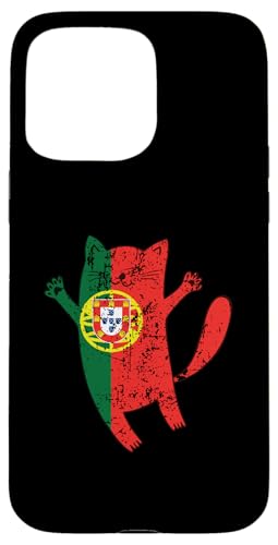 Portugiesische Katze Portugalflagge Hülle für iPhone 15 Pro Max Portugiesische Katze Portugalflagge Hülle für iPhone 15 Pro Max von Portugal Flag Apparel