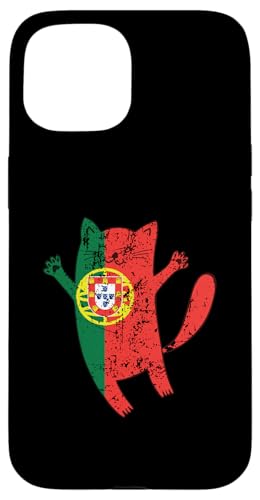 Portugiesische Katze Portugalflagge Hülle für iPhone 15 Portugiesische Katze Portugalflagge Hülle für iPhone 15 von Portugal Flag Apparel