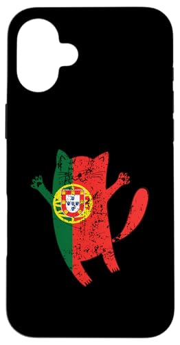 Portugiesische Katze Portugalflagge Hülle für iPhone 16 Plus Portugiesische Katze Portugalflagge Hülle für iPhone 16 Plus von Portugal Flag Apparel