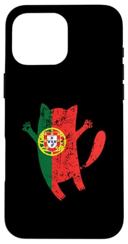 Portugiesische Katze Portugalflagge Hülle für iPhone 16 Pro Max Portugiesische Katze Portugalflagge Hülle für iPhone 16 Pro Max von Portugal Flag Apparel