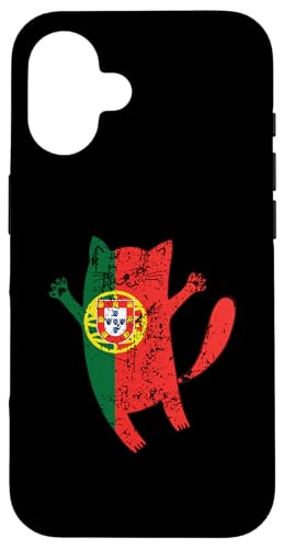 Portugiesische Katze Portugalflagge Hülle für iPhone 16 Portugiesische Katze Portugalflagge Hülle für iPhone 16 von Portugal Flag Apparel