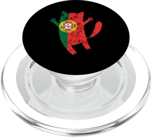 Portugiesische Katze Portugalflagge PopSockets PopGrip für MagSafe Portugiesische Katze Portugalflagge PopSockets PopGrip für MagSafe von Portugal Flag Apparel