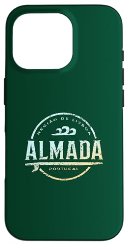 Almada Portugal - Retro-Almada Portugal Vintage-Surf Hülle für iPhone 16 Pro Almada Portugal - Retro-Almada Portugal Vintage-Surf Hülle für iPhone 16 Pro von Portuguese Shoreline Apparel