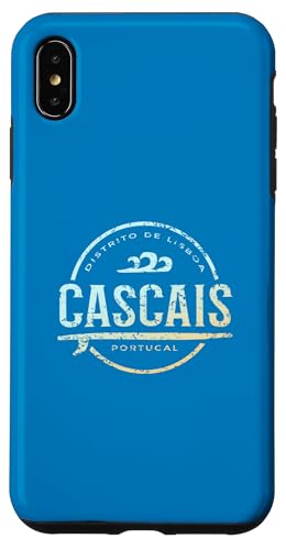 Cascais Portugal - Retro Cascais Portugal Vintage-Surf Hülle für iPhone XS Max von Portuguese Shoreline Apparel