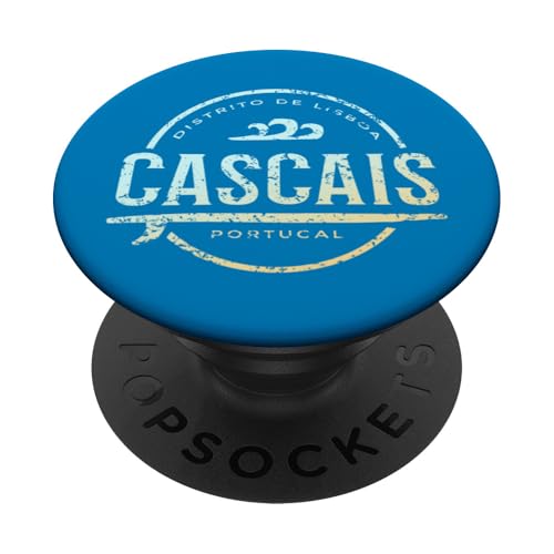Cascais Portugal - Retro Cascais Portugal Vintage-Surf PopSockets Klebender PopGrip von Portuguese Shoreline Apparel