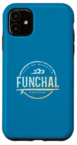 Funchal, Portugal - Retro, Funchal, Portugal, Vintage-Surf Hülle für iPhone 11 Funchal, Portugal - Retro, Funchal, Portugal, Vintage-Surf Hülle für iPhone 11 von Portuguese Shoreline Apparel